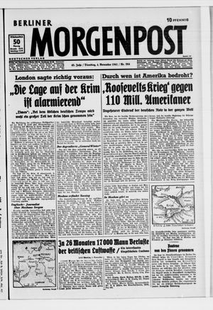 Berliner Morgenpost vom 04.11.1941