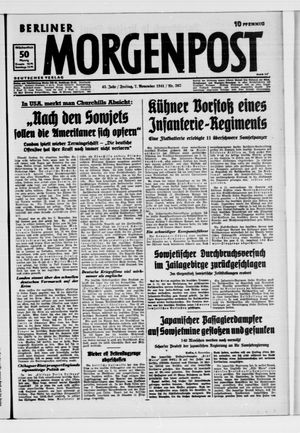 Berliner Morgenpost vom 07.11.1941