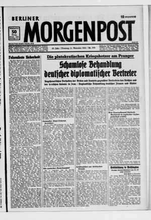 Berliner Morgenpost vom 11.11.1941