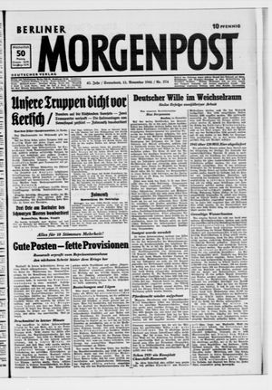 Berliner Morgenpost vom 15.11.1941