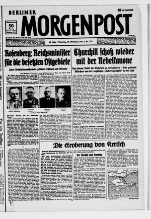 Berliner Morgenpost vom 18.11.1941