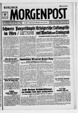 Berliner Morgenpost vom 20.11.1941