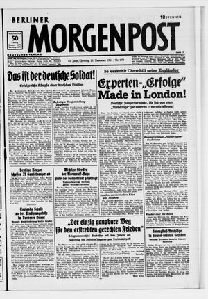 Berliner Morgenpost vom 21.11.1941