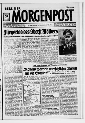 Berliner Morgenpost vom 23.11.1941