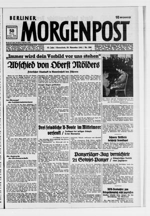 Berliner Morgenpost vom 29.11.1941