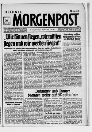 Berliner Morgenpost vom 02.12.1941
