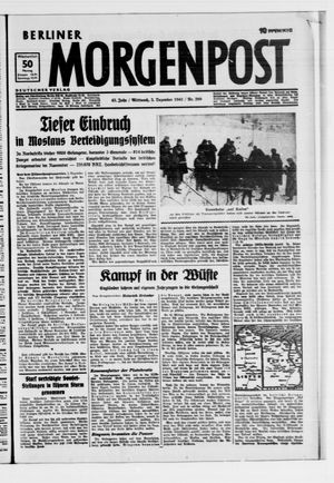Berliner Morgenpost vom 03.12.1941