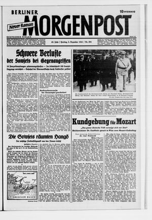 Berliner Morgenpost vom 05.12.1941