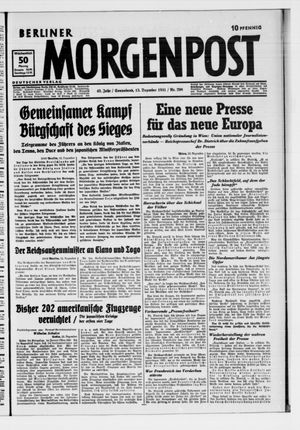 Berliner Morgenpost vom 13.12.1941