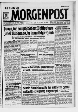 Berliner Morgenpost vom 24.12.1941