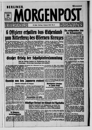 Berliner Morgenpost vom 02.01.1942