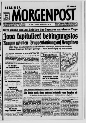 Berliner Morgenpost vom 10.03.1942