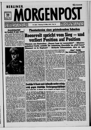 Berliner Morgenpost vom 22.03.1942