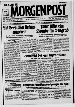 Berliner Morgenpost vom 24.03.1942