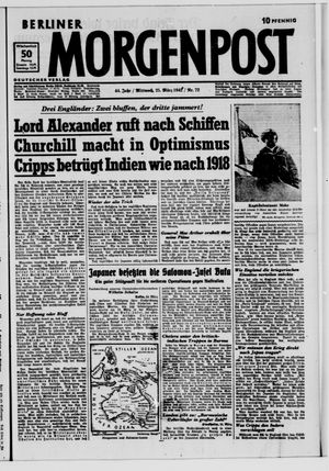 Berliner Morgenpost on Mar 25, 1942