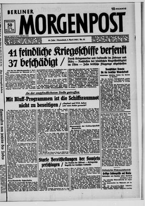 Berliner Morgenpost vom 04.04.1942