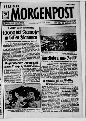 Berliner Morgenpost vom 17.04.1942