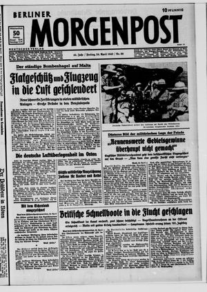 Berliner Morgenpost vom 24.04.1942