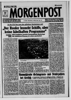 Berliner Morgenpost on May 16, 1942