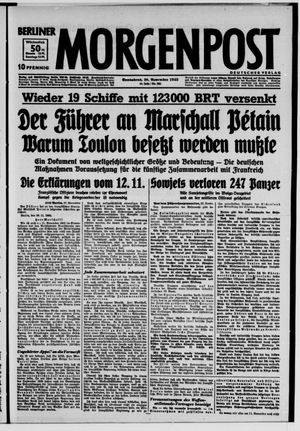 Berliner Morgenpost vom 28.11.1942