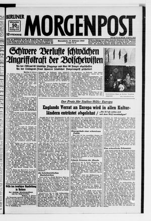 Berliner Morgenpost vom 13.02.1943