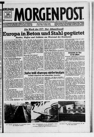 Berliner Morgenpost vom 13.04.1943