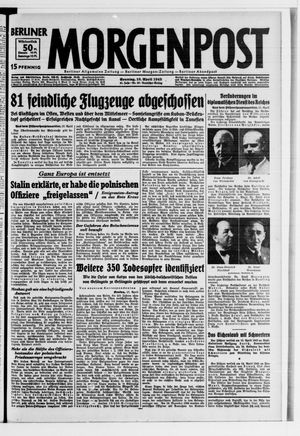 Berliner Morgenpost vom 18.04.1943