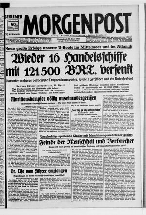 Berliner Morgenpost vom 24.04.1943