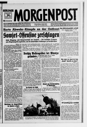 Berliner Morgenpost vom 08.07.1943