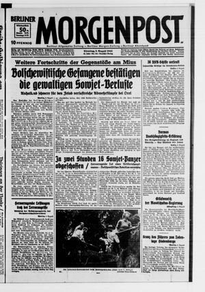 Berliner Morgenpost vom 03.08.1943
