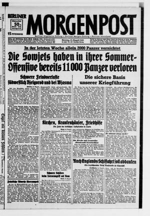 Berliner Morgenpost vom 15.08.1943