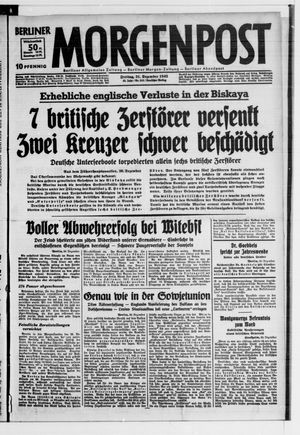 Berliner Morgenpost vom 31.12.1943
