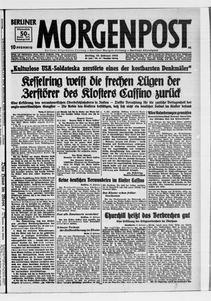 Berliner Morgenpost vom 18.02.1944
