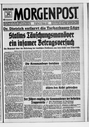 Berliner Morgenpost vom 22.02.1944