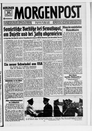 Berliner Morgenpost vom 22.04.1944