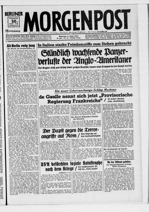 Berliner Morgenpost vom 04.06.1944