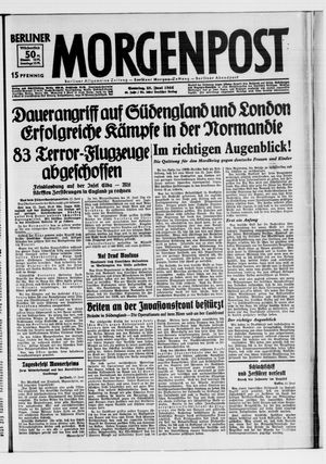 Berliner Morgenpost vom 18.06.1944