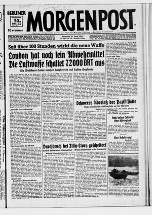 Berliner Morgenpost vom 21.06.1944