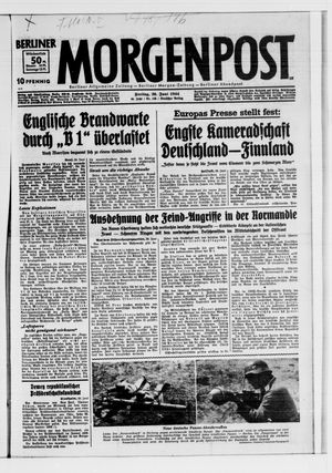 Berliner Morgenpost vom 30.06.1944