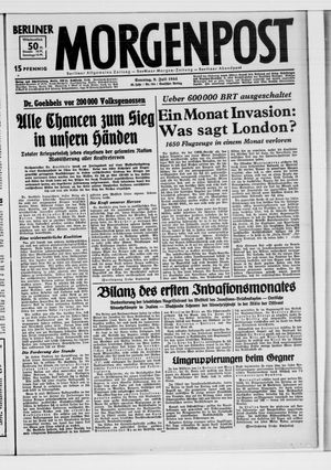 Berliner Morgenpost vom 09.07.1944