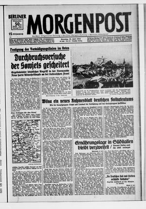 Berliner Morgenpost vom 16.07.1944