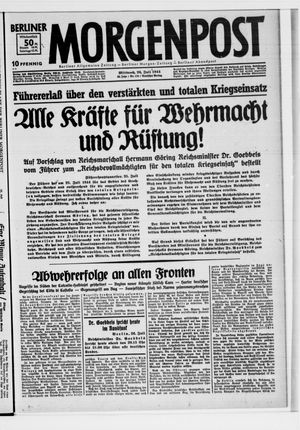 Berliner Morgenpost vom 26.07.1944