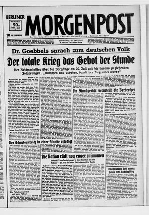 Berliner Morgenpost vom 27.07.1944