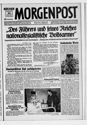 Berliner Morgenpost on Aug 3, 1944