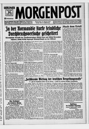 Berliner Morgenpost vom 10.08.1944