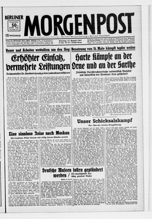 Berliner Morgenpost vom 13.08.1944