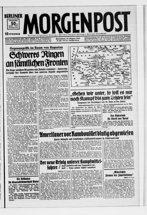 Berliner Morgenpost vom 19.08.1944