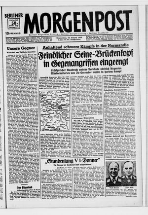 Berliner Morgenpost vom 24.08.1944