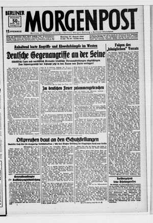 Berliner Morgenpost vom 27.08.1944