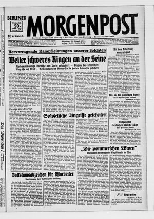 Berliner Morgenpost vom 29.08.1944